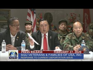 3 HMONG TV NEWS | SGU VETERANS & FAMILIES OF USA PRESS RELEASE IN RESPONSE TO DEPORTATION.