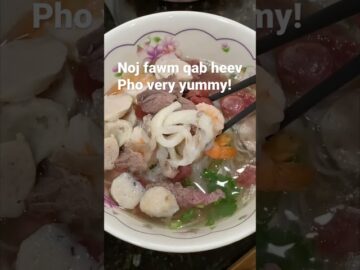 Spicy pho noodles #thailand #thai  #soup #hmong #food #foodblogger #tasty #satisfying #vegetables