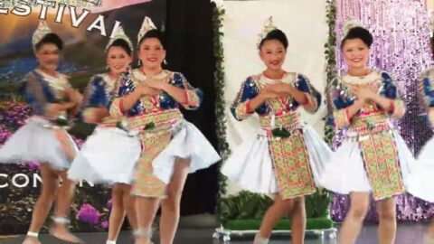 Nkauj Hmoob Nas Ej dance R- 2 @ Hmong National Labor Day Festival Sept 3, 2023 in Oshkosh, Wi