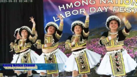 Meej Mom Seev dance round-2 @ Hmong National Labor Day Sept 3, 2023 in Oshkosh, Wi.