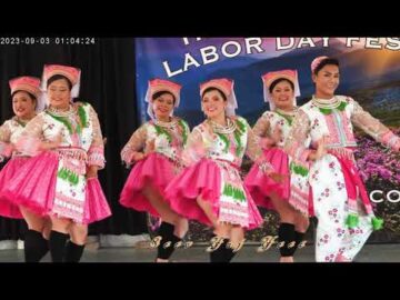 Seev Yuj Yees dance round- 2 @ Hmong National Labor Day Sept 3, 2023 in Oshkosh, Wi.