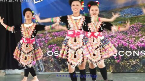 Venus Celestine dance round- 2 @ Hmong National Labor Day Festival Sept 3, 2023 in Oshkosh, Wi.