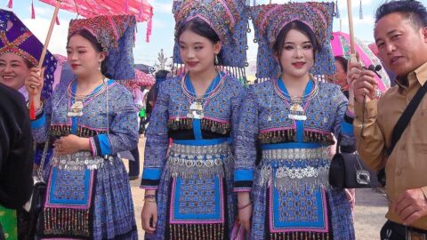 LARGEST HMONG PHONSAVANH XIENG KHOUANG LAOS NEW YEAR 2024 XIAB #3