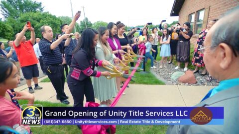 06/20/2024 - Grand Opening of Unity Title Services LLC in St.Paul. Call (651)347-6550 to learn more.