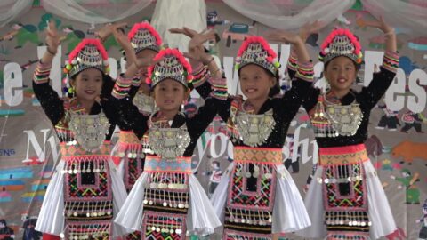 Oroville Hmong New Year 2024  25 dance Paj qaim hli