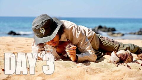 เอาชีวิตรอด DAY 3  ตกปลาทะเลด้วยตะปูและกินหอยลิ่นทะเล    [ โจโฉ ]